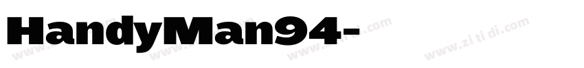 HandyMan94字体转换