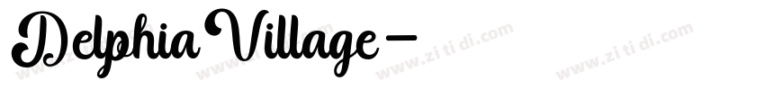 DelphiaVillage字体转换