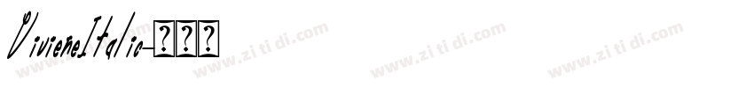 VivieneItalic字体转换
