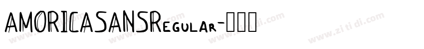 AMORICASANSRegular字体转换