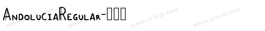AndoluciaRegular字体转换 AndoluciaRegular字体转换