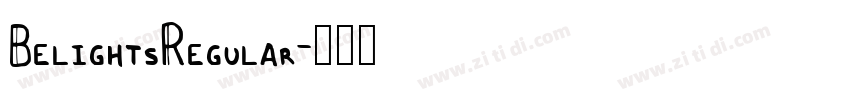 BelightsRegular字体转换 BelightsRegular字体转换