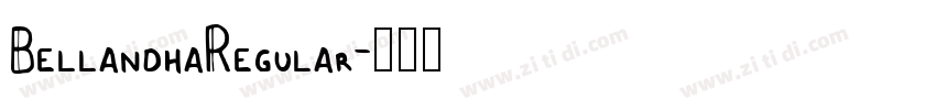 BellandhaRegular字体转换