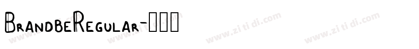 BrandbeRegular字体转换