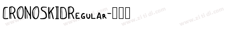 CRONOSKIDRegular字体转换