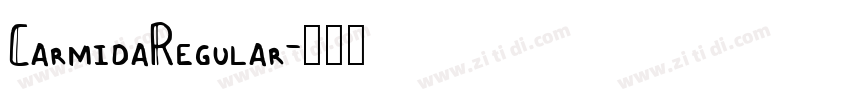 CarmidaRegular字体转换