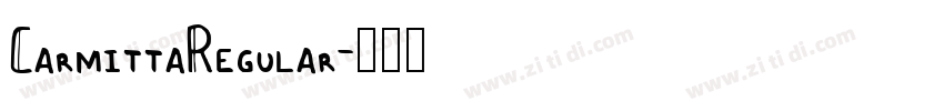 CarmittaRegular字体转换 CarmittaRegular字体转换