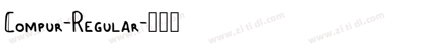 Compur-Regular字体转换