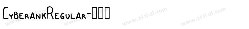 CyberankRegular字体转换