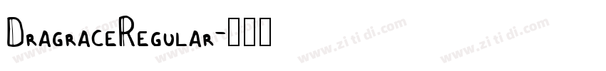 DragraceRegular字体转换
