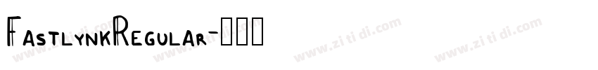 FastlynkRegular字体转换