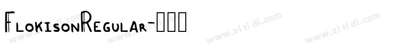 FlokisonRegular字体转换