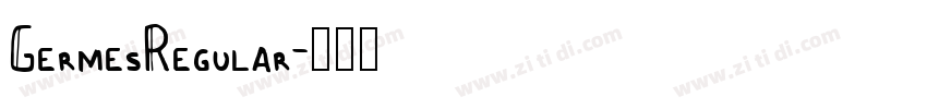 GermesRegular字体转换