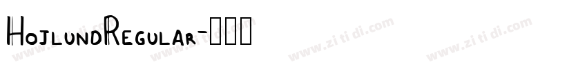 HojlundRegular字体转换