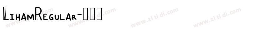 LihamRegular字体转换