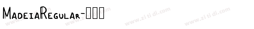 MadeiaRegular字体转换 MadeiaRegular字体转换