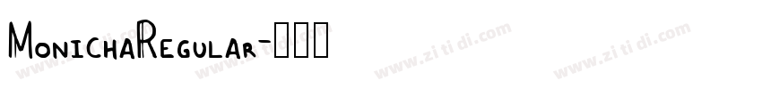 MonichaRegular字体转换