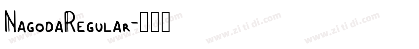 NagodaRegular字体转换