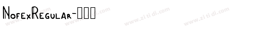 NofexRegular字体转换