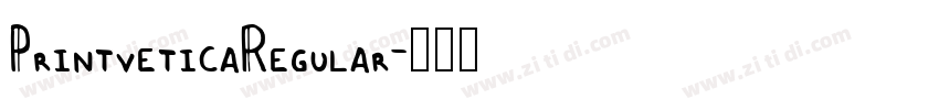 PrintveticaRegular字体转换