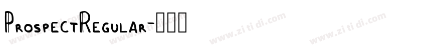 ProspectRegular字体转换