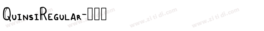 QuinsiRegular字体转换 QuinsiRegular字体转换
