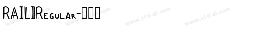 RAILIRegular字体转换