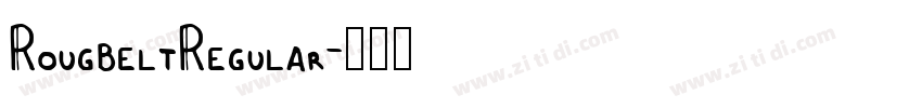 RougbeltRegular字体转换