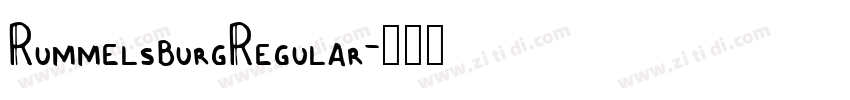 RummelsburgRegular字体转换