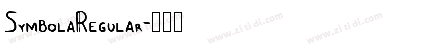 SymbolaRegular字体转换