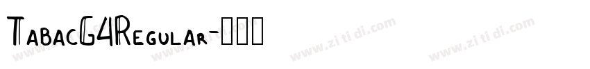 TabacG4Regular字体转换