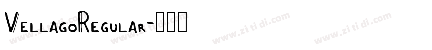 VellagoRegular字体转换 VellagoRegular字体转换