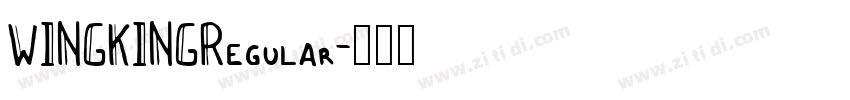 WINGKINGRegular字体转换