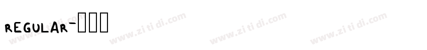 regular字体转换 regular字体转换
