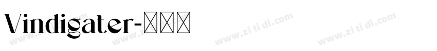Vindigater字体转换