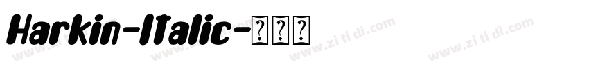 Harkin-Italic字体转换