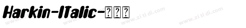 Harkin-Italic字体转换