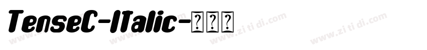 TenseC-Italic字体转换