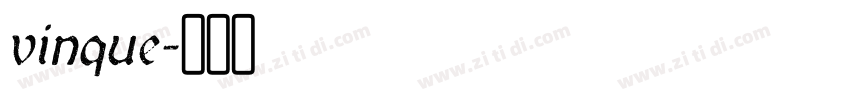 vinque字体转换