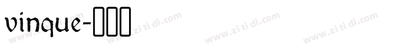 vinque字体转换