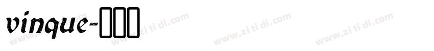 vinque字体转换