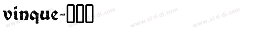 vinque字体转换