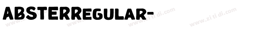 ABSTERRegular字体转换