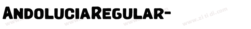 AndoluciaRegular字体转换 AndoluciaRegular字体转换