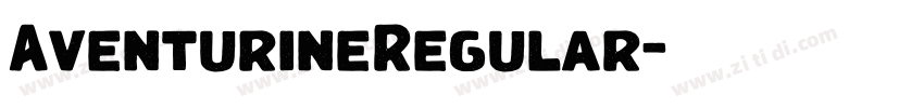 AventurineRegular字体转换 AventurineRegular字体转换
