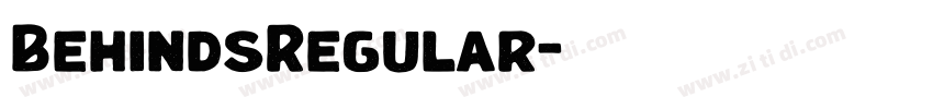BehindsRegular字体转换
