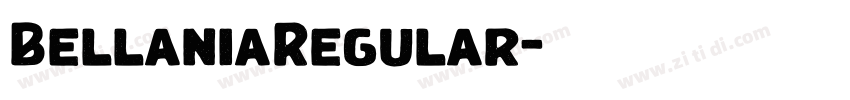 BellaniaRegular字体转换 BellaniaRegular字体转换