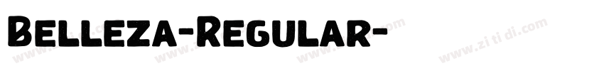 Belleza-Regular字体转换