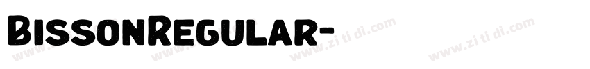 BissonRegular字体转换 BissonRegular字体转换
