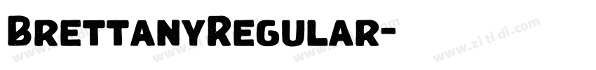 BrettanyRegular字体转换